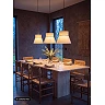 Lucide SCARLET piekaramā lampa 130 cm, 3xE27, krēmkrāsa
