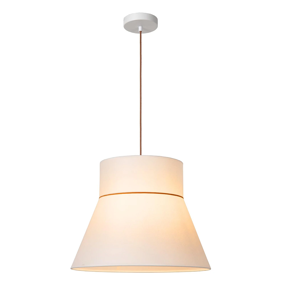Lucide SCARLET pendant light Ø45 cm, 1xE27, cream