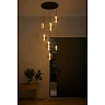 GISELA piekaramā lampa Ø84 cm, 7 LED moduļi 2700K, dzintara stikls (Lucide)