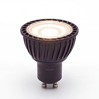 Lucide GU10 MR16 LED spuldze 5 W 2200–3000 K, melna