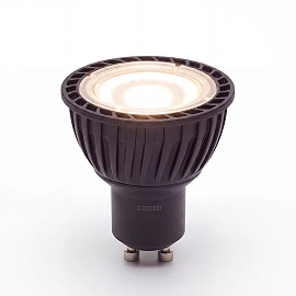 Lucide GU10 MR16 LED bulb 5 W 2200–3000 K, black