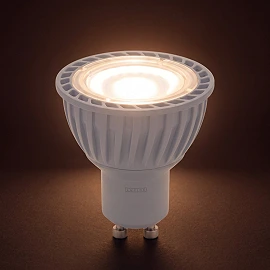 Lucide GU10 MR16 LED spuldze 5 W 2200–3000 K, balta