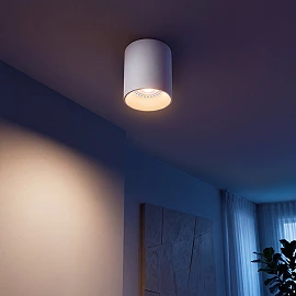Lucide GU10 MR16 LED spuldze 5 W 2200–3000 K, balta