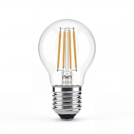 Lucide G45 E27 filament LED bulb 4 W 2700 K, clear