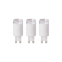 Lucide G9 LED spuldžu komplekts, 3×3 W 2700 K, dimmējamas