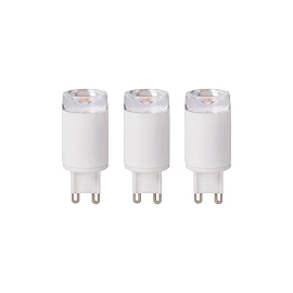 Lucide G9 LED bulbs, set of 3, 3×3 W 2700 K, dimmable