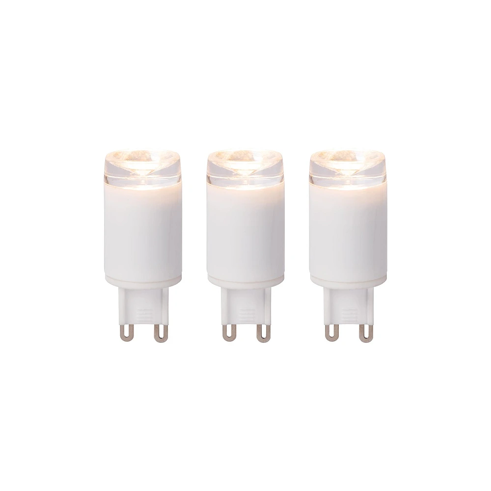 Lucide G9 LED bulbs, set of 3, 3×3 W 2700 K, dimmable