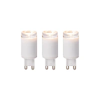 Lucide G9 LED bulbs, set of 3, 3×3 W 2700 K, dimmable