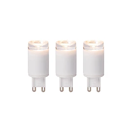 Lucide G9 LED bulbs, set of 3, 3×3 W 2700 K, dimmable