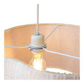 Lucide CHANTAL pendant light Ø50 cm, 1xE27, cream
