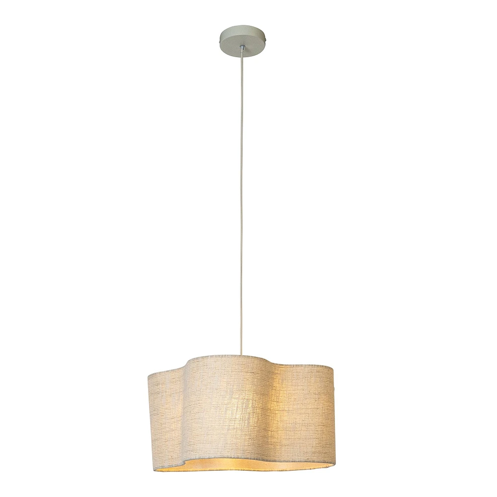 Lucide CHANTAL pendant light Ø50 cm, 1xE27, cream