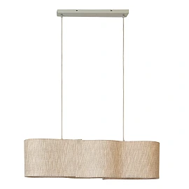 Lucide CHANTAL pendant light 95 cm, 4xE27, cream