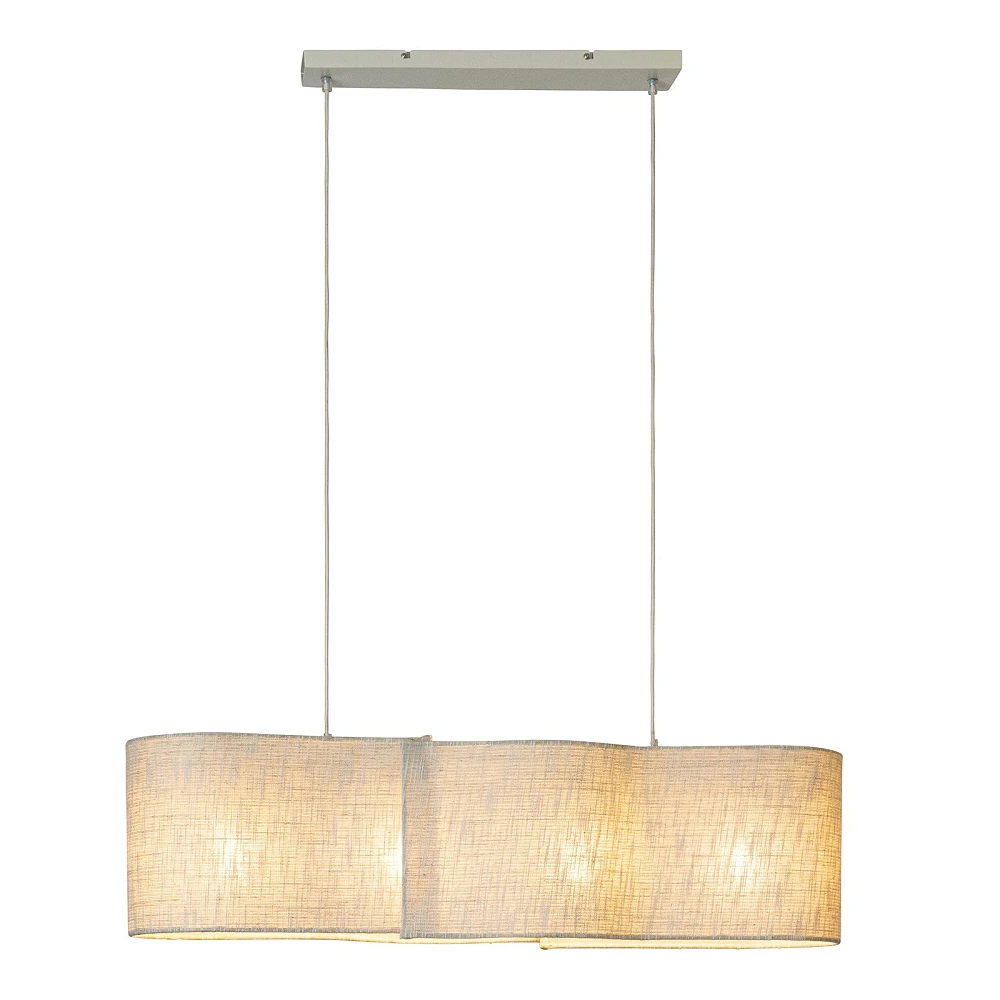Lucide CHANTAL pendant light 95 cm, 4xE27, cream