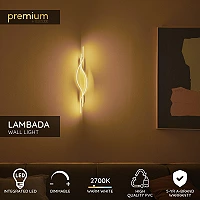 LAMBADA sienas lampa LED 20W 2700K, šampanieša krāsa (Lucide)