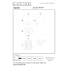 TADZIO apaļa āra sienas lampa LED 7W CCT IP65 ar sensoru, rūsas brūna (Lucide)