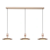 Lucide JOSEFINE piekaramā LED lampa 3×11 W CCT, krēmkrāsā