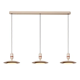 Lucide JOSEFINE piekaramā LED lampa 3×11 W CCT, krēmkrāsā