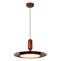 Lucide JOSEFINE LED piekaramā lampa, Ø47 cm, terakotas krāsā