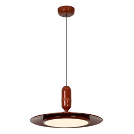 Lucide JOSEFINE LED piekaramā lampa, Ø47 cm, terakotas krāsā