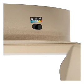 Lucide MENUET LED griestu lampa, Ø60 cm, taupe