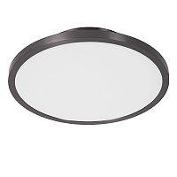 Lucide FIXXT LED griestu gaismeklis, Ø19,8 cm, satīna tumši pelēks