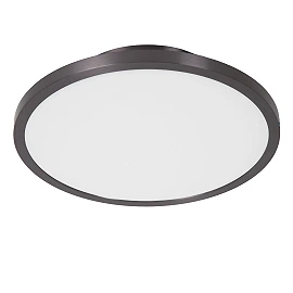 Lucide FIXXT LED griestu gaismeklis, Ø19,8 cm, satīna tumši pelēks