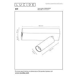 Lucide BIX LED griestu prožektors 8 W CCT, satīna tumši pelēkā krāsā