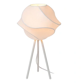 Lucide LA VAGUE table lamp Ø30 cm, E27, white
