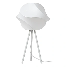 Lucide LA VAGUE table lamp Ø30 cm, E27, white
