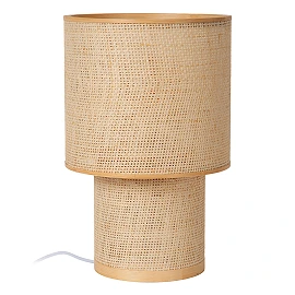 Lucide SALISBURY table lamp Ø20 cm, E27, natural bamboo