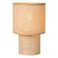 Lucide SALISBURY table lamp Ø20 cm, E27, natural bamboo