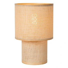 Lucide SALISBURY table lamp Ø20 cm, E27, natural bamboo