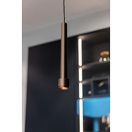 Lucide LINIAL TUBIZ 48V pendant light LED 8W CCT, champagne