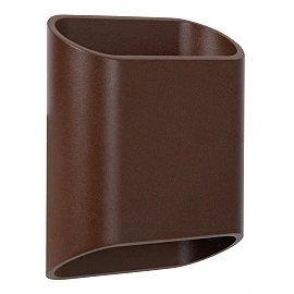 ATILA outdoor wall light LED 2×5W 2700K IP65, rust brown (Lucide)