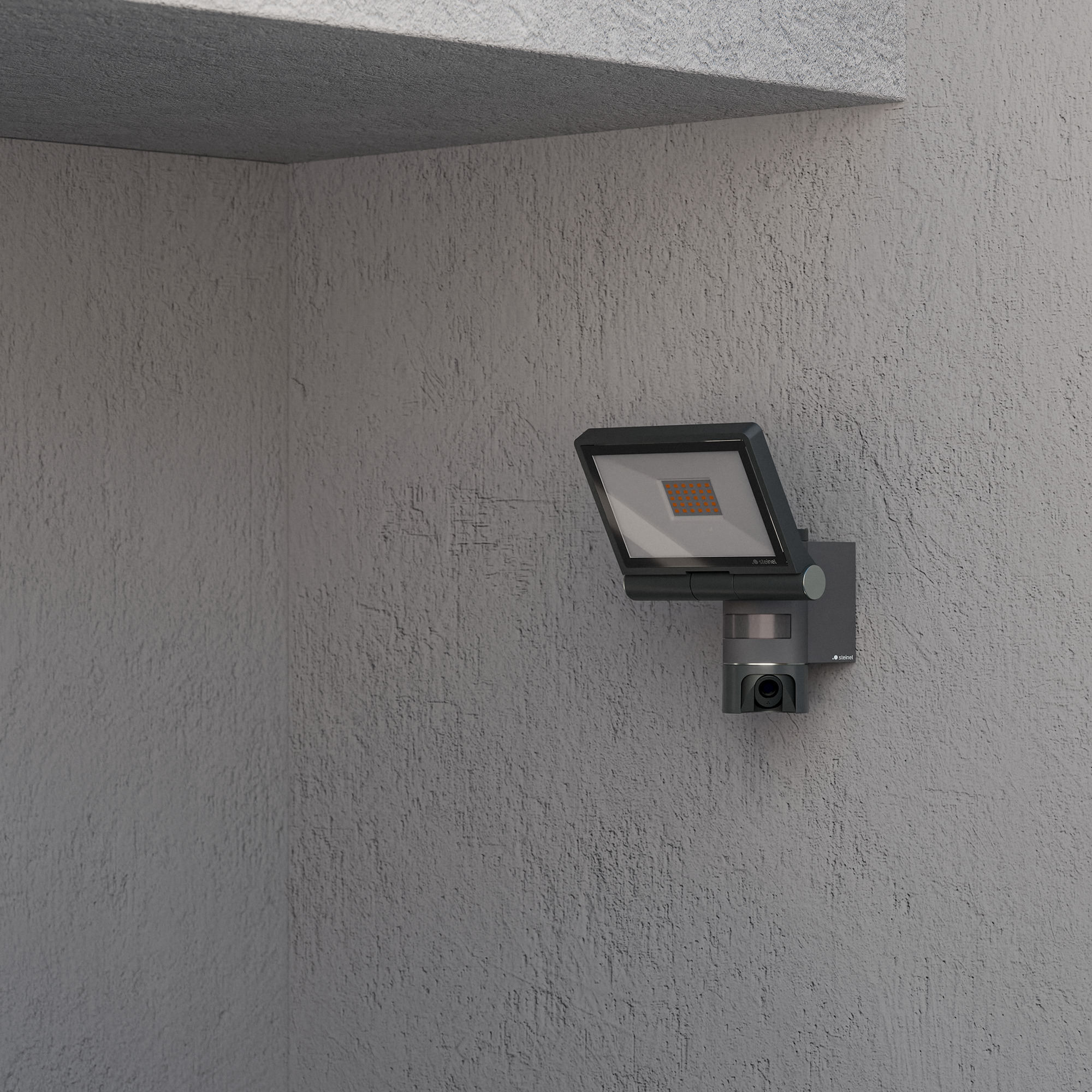 XLED CAM2 SC on exterior wall during daytime