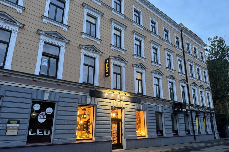 i-Light.lv veikala fasāde